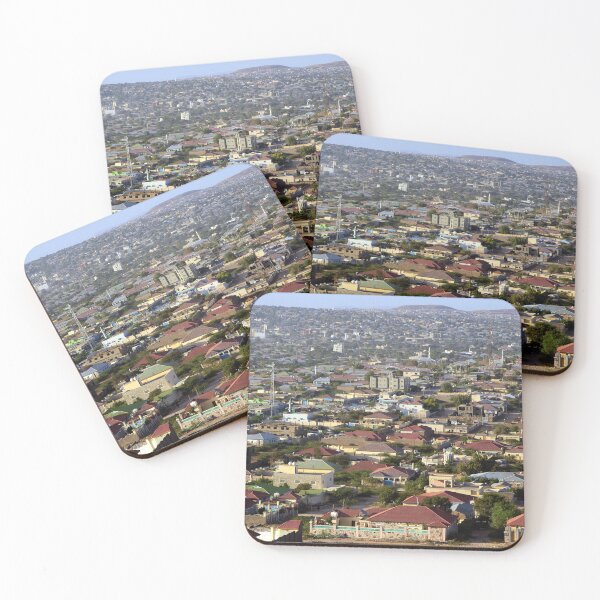Item preview, A residential area in Hargeisa, the capital of the northwestern Somaliland region of Somalia designed and sold by VintageSomalia.