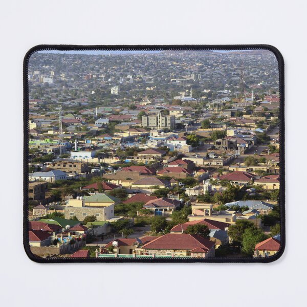 Item preview, A residential area in Hargeisa, the capital of the northwestern Somaliland region of Somalia designed and sold by VintageSomalia.