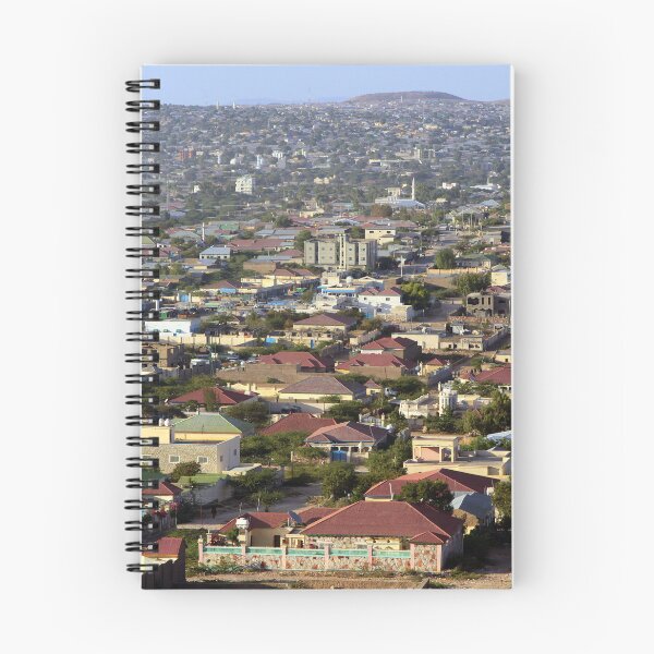 Item preview, A residential area in Hargeisa, the capital of the northwestern Somaliland region of Somalia designed and sold by VintageSomalia.