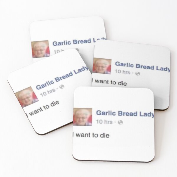 Item preview, Garlic Bread Lady has a message designed and sold by teaisfantastic.