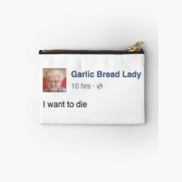 Item preview, Garlic Bread Lady has a message designed and sold by teaisfantastic.