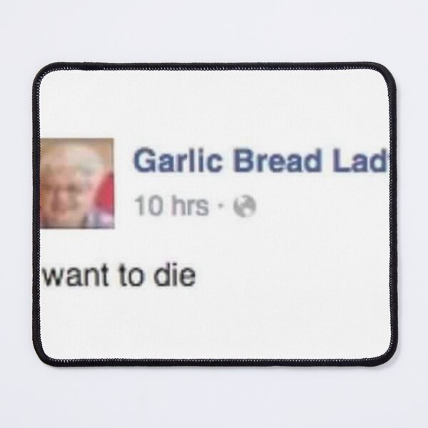 Item preview, Garlic Bread Lady has a message designed and sold by teaisfantastic.