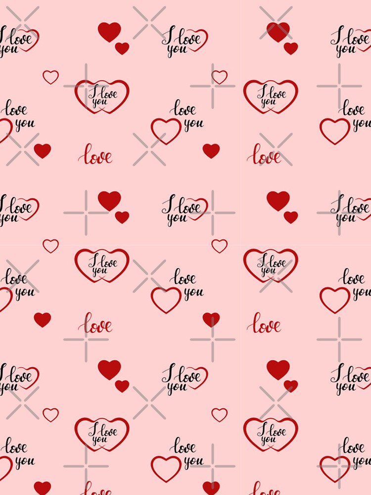 Thumbnail 4 of 4, iPhone Case, Romantic Cute Valentine Design Pattern designed and sold by PatternTale.