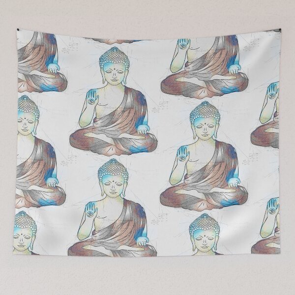 Item preview, Abstract color buddha designed and sold by artdragongift 15.
