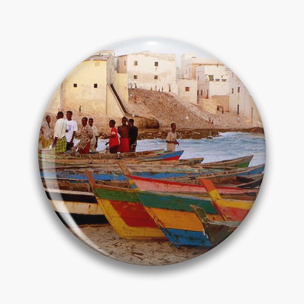 Artikelvorschau, Boote am Strand in Merca, Somalia entworfen und verkauft von VintageSomalia.