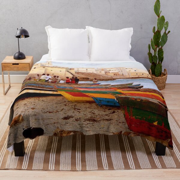 Item preview, Boats on the beach in Merca, Somalia designed and sold by VintageSomalia.