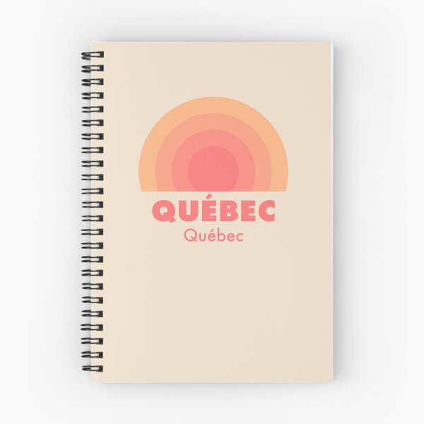 Artikelvorschau, Quebec Quebec Retro Rainbow Badge Orange entworfen und verkauft von modeoftravel.