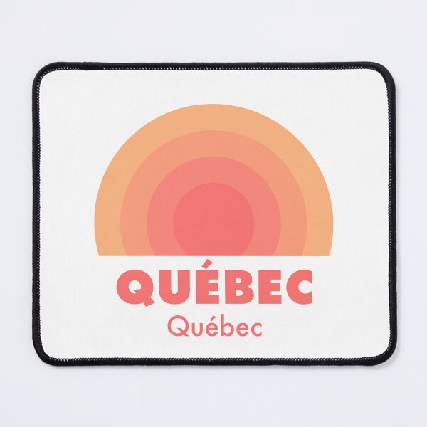 Item preview, Quebec Quebec Retro Rainbow Badge Orange designed and sold by modeoftravel.