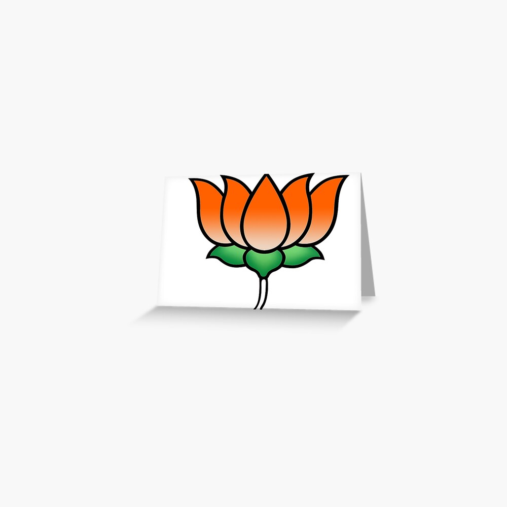 "Lotus from BJP and Narendra Modi" Greeting Card for Sale by yaswanth