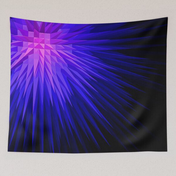 Item preview, Abstract blue triangle solar designed and sold by Tshirtstory.