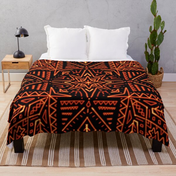 Item preview, Mandala Estrella Roja Naranja designed and sold by BeetleAndFern.