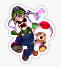 Luigis Mansion Stickers | Redbubble
