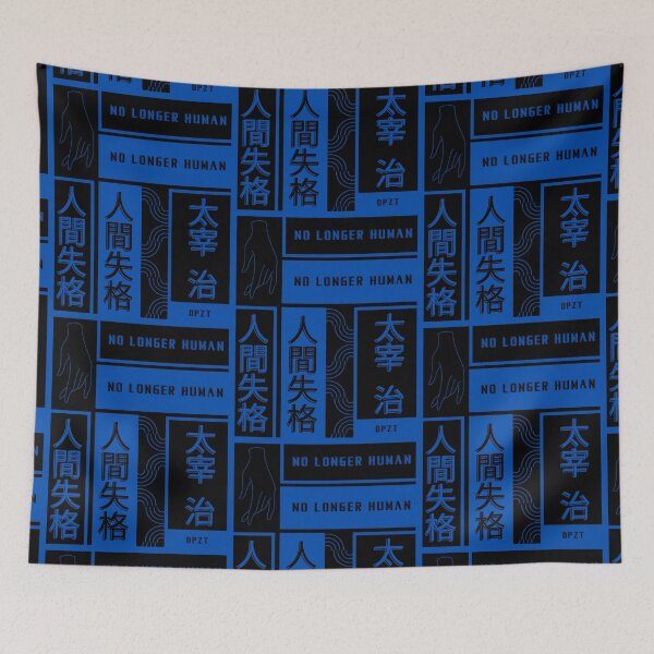 Item preview, No Longer Human (Dazai Osamu) Black & Blue designed and sold by DPZT.