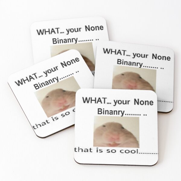 Item preview, WHAT… your none binary…… .. that is so cool……… designed and sold by teaisfantastic.
