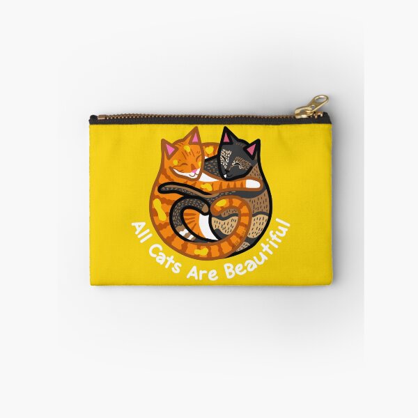 Item preview, All Cats Are Beautiful - Jorts and Jean - white text - JesseIrwinArt designed and sold by JesseIrwinArt.