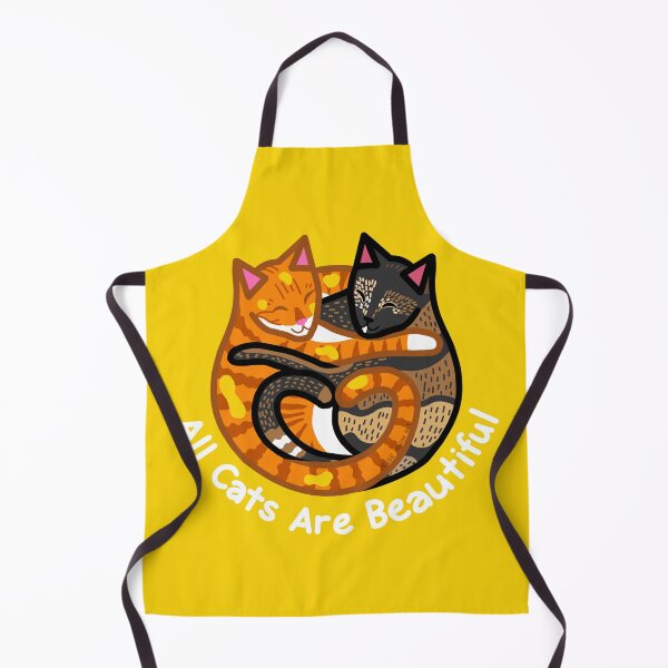 Item preview, All Cats Are Beautiful - Jorts and Jean - white text - JesseIrwinArt designed and sold by JesseIrwinArt.