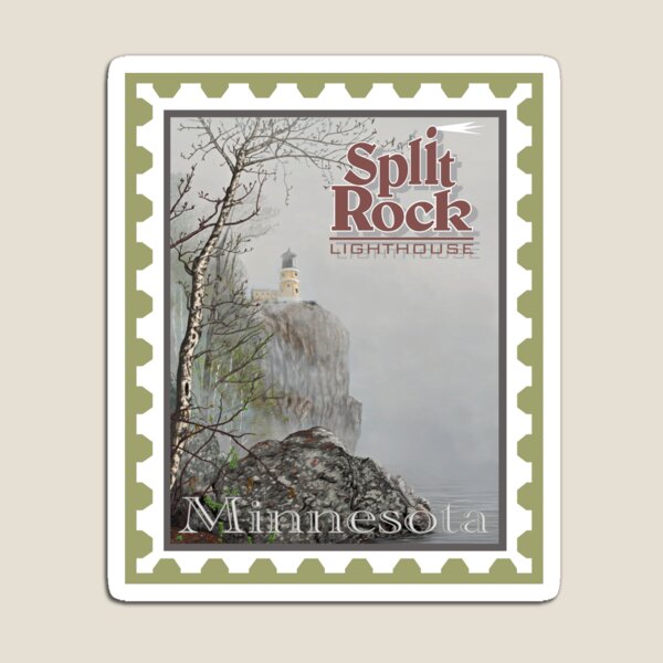 Split Rock Lighthouse Stamp Magnet
