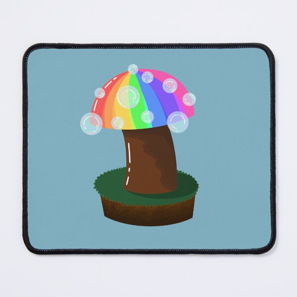 Item preview, Rainbow Mushroom With Bubbles designed and sold by SpaceDiver-001.