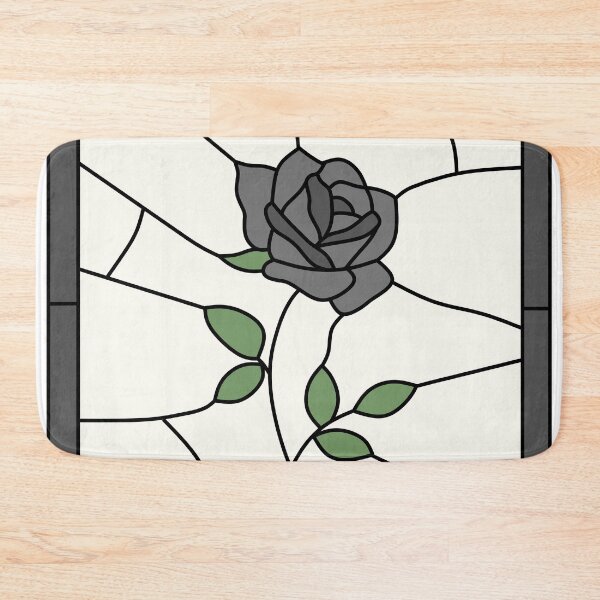 Item preview, Stained Glass Rose (Black) designed and sold by nklange240.