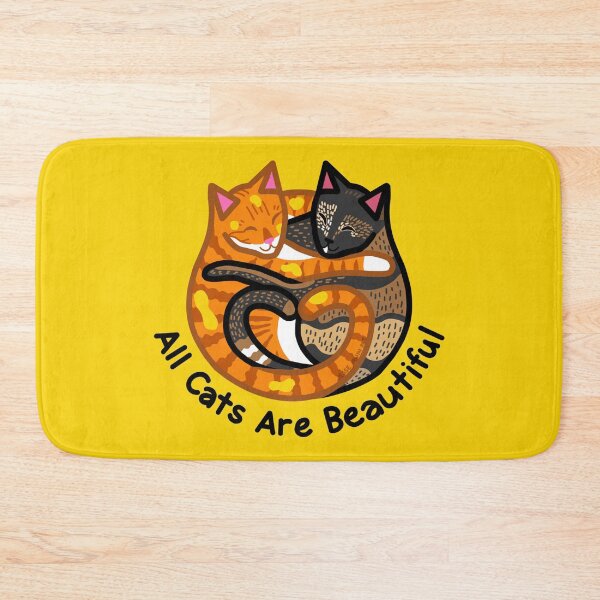 Item preview, All Cats Are Beautiful - Jorts and Jean - black text - JesseIrwinArt designed and sold by JesseIrwinArt.