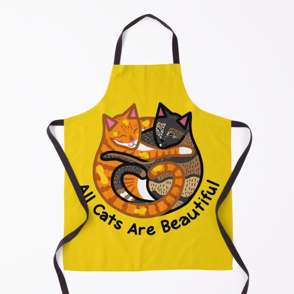 Item preview, All Cats Are Beautiful - Jorts and Jean - black text - JesseIrwinArt designed and sold by JesseIrwinArt.