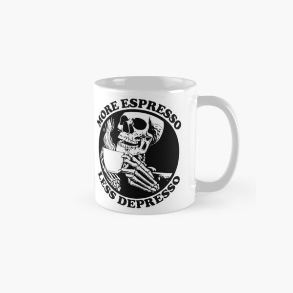 More Espresso Less Depresso Depression Coffee Funny Humor Ceramic Coffee  Mug, Novelty Gift Mugs for …See more More Espresso Less Depresso Depression