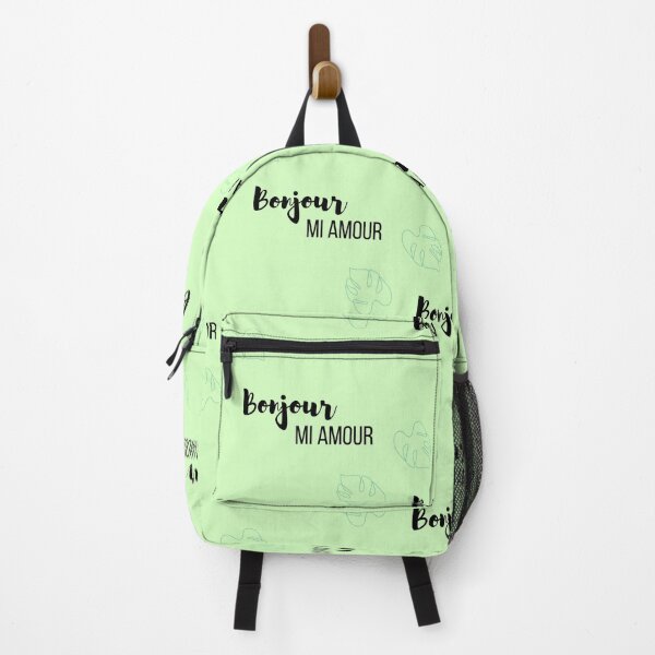 Item preview, Bonjour mi amour with leaves designed and sold by janishataneja.