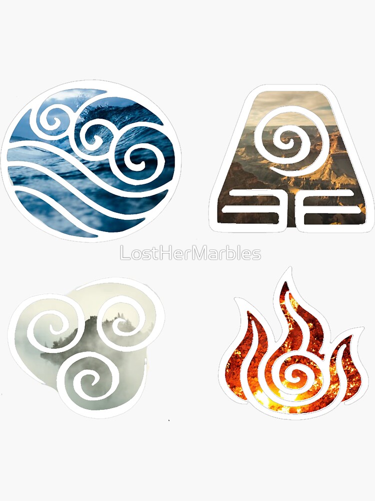 Avatar Stickers for Sale  Element symbols, The last airbender, Avatar the  last airbender art