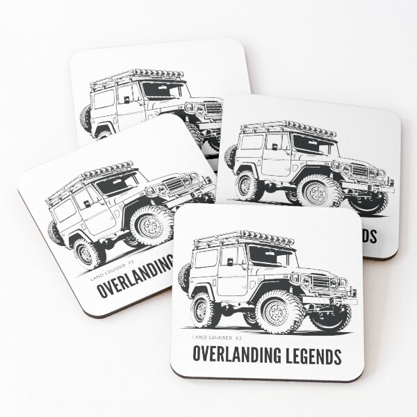 Item preview, Camping Adventure Gift | Land Cruiser FJ Overlanding Legend designed and sold by Duncan Udawatta  | The Mugzz Shop.