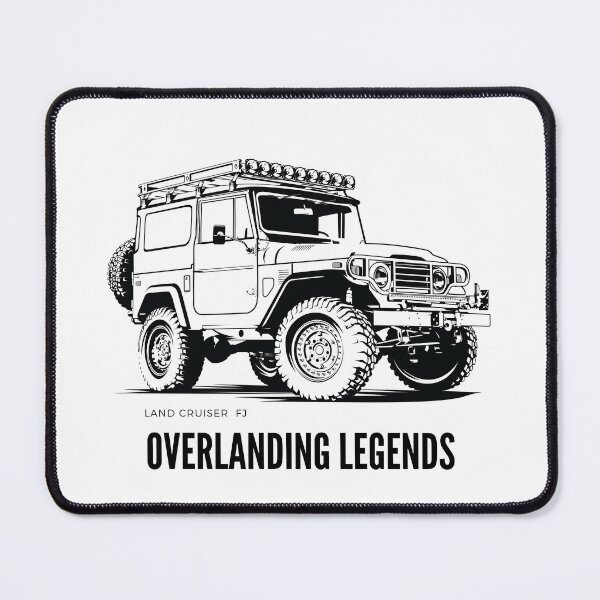 Item preview, Camping Adventure Gift | Land Cruiser FJ Overlanding Legend designed and sold by Duncan Udawatta  | The Mugzz Shop.