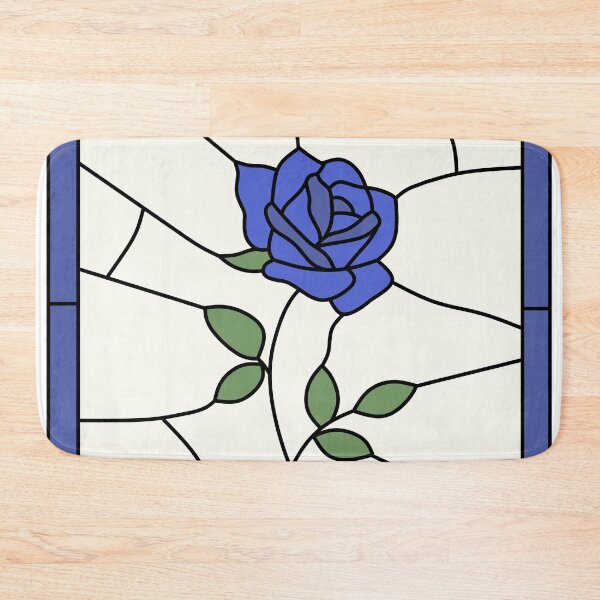 Item preview, Stained Glass Rose (Blue) designed and sold by nklange240.
