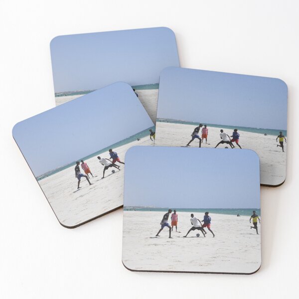 Item preview, Boys play football at Lido beach in Mogadishu Somalia, designed and sold by VintageSomalia.