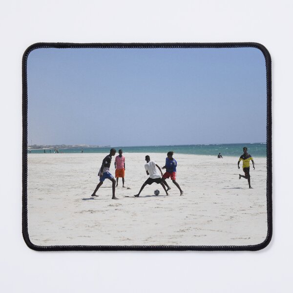 Item preview, Boys play football at Lido beach in Mogadishu Somalia, designed and sold by VintageSomalia.