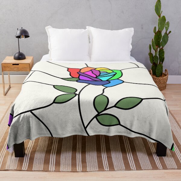 Item preview, Stained Glass Rose (Rainbow) designed and sold by nklange240.