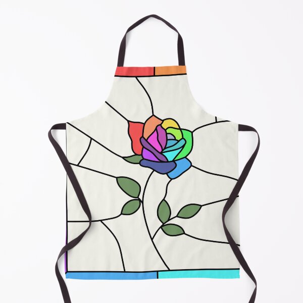 Item preview, Stained Glass Rose (Rainbow) designed and sold by nklange240.