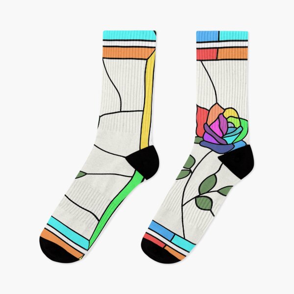 Item preview, Stained Glass Rose (Rainbow) designed and sold by nklange240.