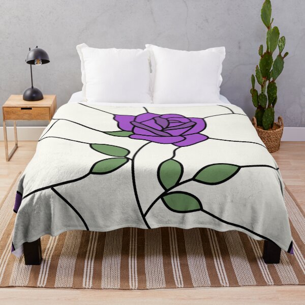 Item preview, Stained Glass Rose (Purple) designed and sold by nklange240.