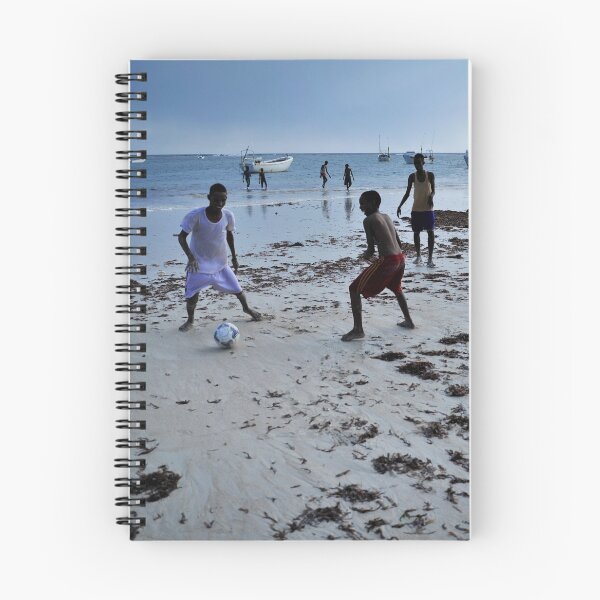 Item preview, Children play soccer on Lido beach in Mogadishu designed and sold by VintageSomalia.