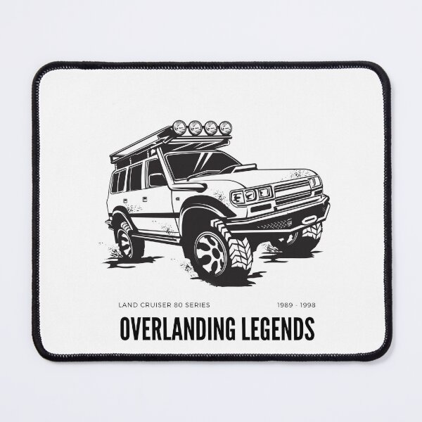 Item preview, Camping Adventure Gift | Land Cruiser 80 series 4x4 Overlanding Legend designed and sold by Duncan Udawatta | The Mugzz Shop.