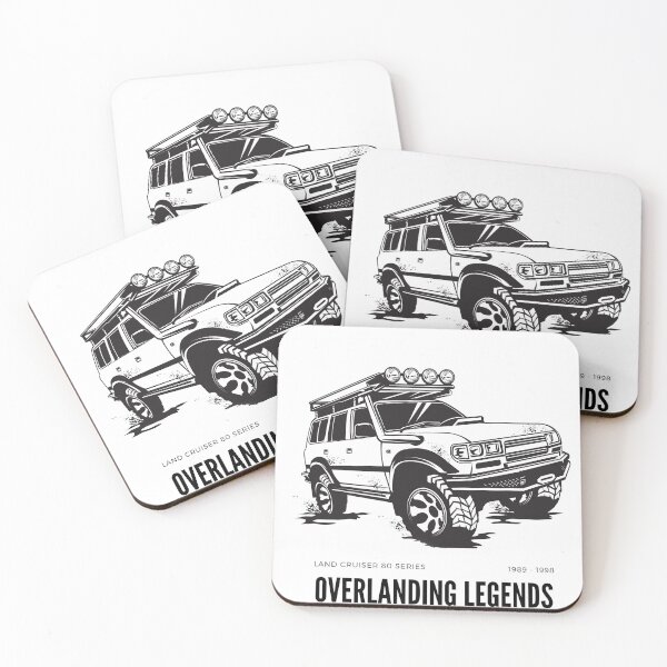 Item preview, Camping Adventure Gift | Land Cruiser 80 series 4x4 Overlanding Legend designed and sold by Duncan Udawatta  | The Mugzz Shop.