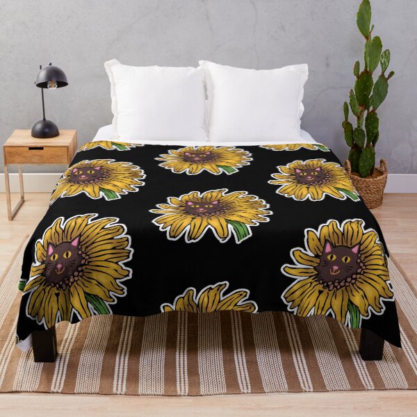 Item preview, Cat as a Sunflower designed and sold by wildjellybeans.