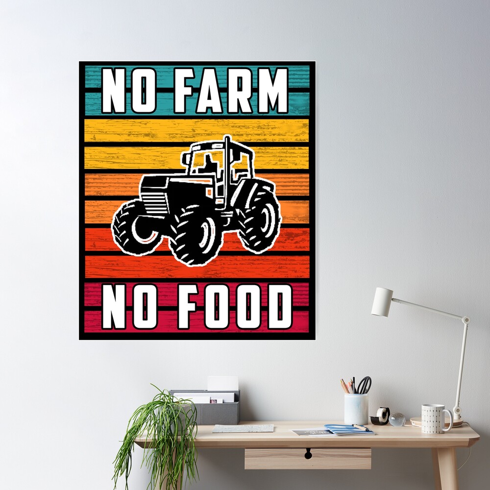 Custom No Farmers No Food Farmer Farming Farm Owner Gifts Men Women License  Plate By Cm-arts - Artistshot