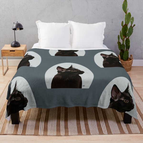 Item preview, Black cat designed and sold by RazzaghiArt.