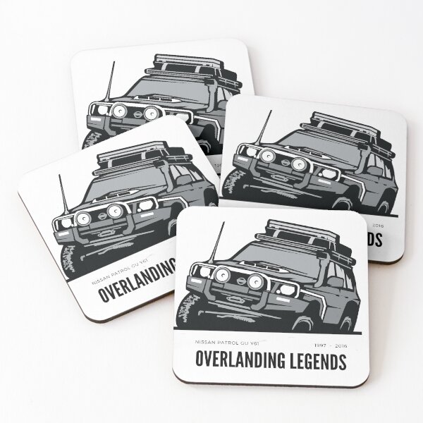 Item preview, Camping Adventure Gift | Nissan Patrol 4x4 Overlanding Legend designed and sold by Duncan Udawatta  | The Mugzz Shop.
