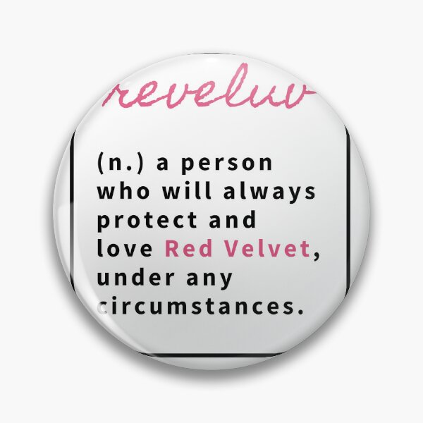 Item preview, Red Velvet (Reveluv) | Kpop typographic design |  designed and sold by YourMinimalist-.