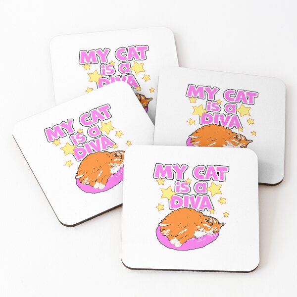 Item preview, My Cat is a Diva Funny Cat Owner Design designed and sold by KTSubz Faith & Fun Designs.