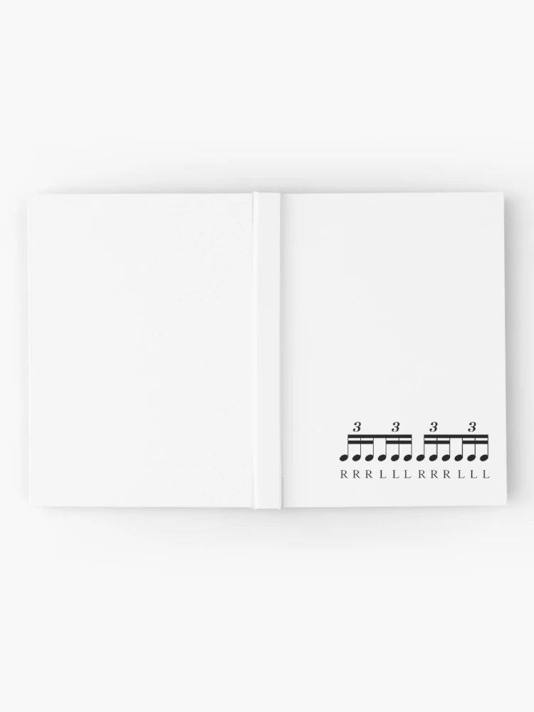 Thumbnail 2 of 3, Journal, Triplets - Rudiment Sticker designed and sold by rudimentrepub.