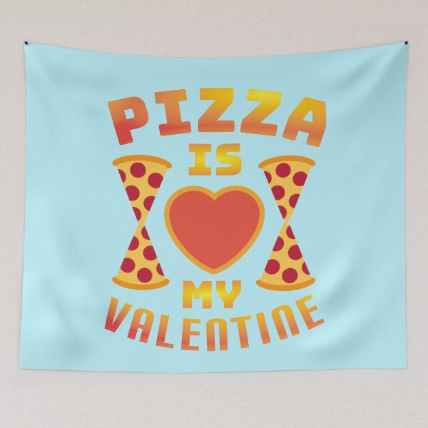 Item preview,  Pizza is my VALENTINE funny VALENTINES day boys kids designed and sold by Umiska.