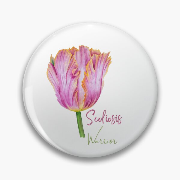 Item preview, Scoliosis Warrior Tulip designed and sold by hopescoliosis.