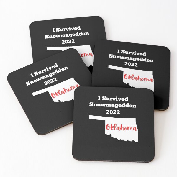 Item preview, I Survived Snowmageddon 2022 with State Of Oklahoma designed and sold by Peter Stawicki.